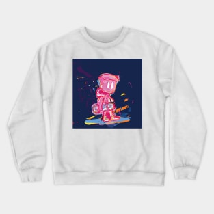 Skateboard Kid Crewneck Sweatshirt